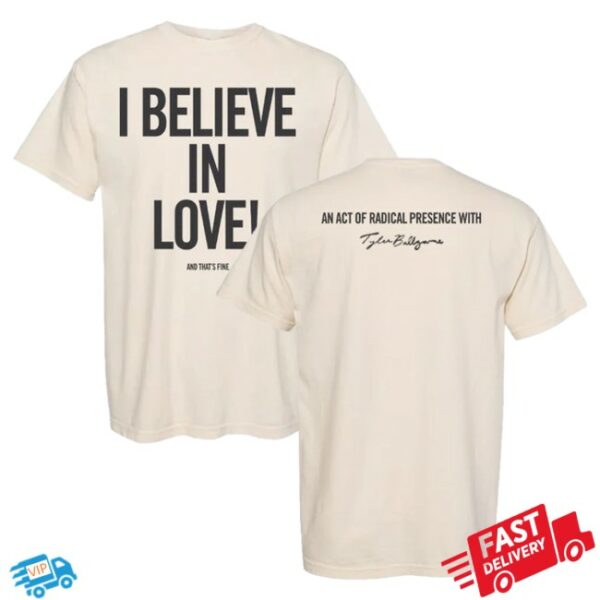 Hello Merch Store Taylor Ballgame I Believe In Love T-Shirt
