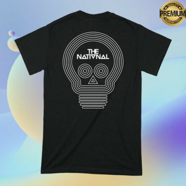 Americanmary Store Merch Lightbulb Skull Glow-In-The-Dark T-Shirt