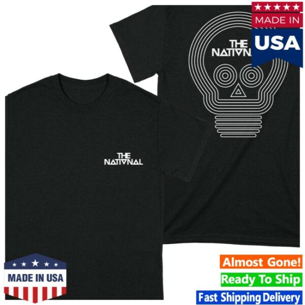Americanmary Store Merch Lightbulb Skull Glow-In-The-Dark T-Shirt