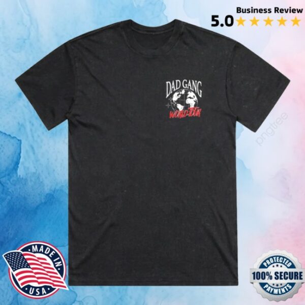 Dadgang Store Merch Dad Gang World Tour Dg Tee