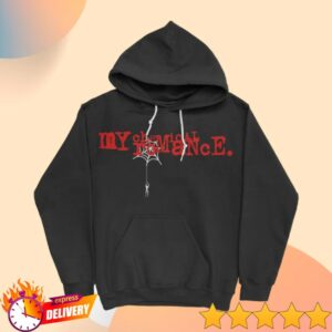 My Chemical Romance Store Merch Tyftv Spiderweb Hoodie