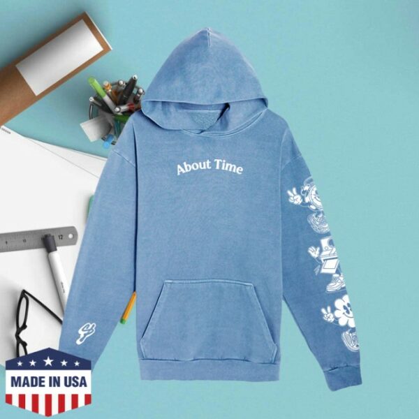 Connor Price Store Merch ‘About Time’ Tracklist Hoodie