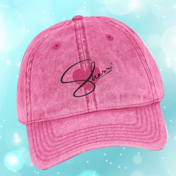 Shop Sherri Merch Store The Vintage Sherri Cap Pink