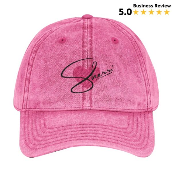 Shop Sherri Merch Store The Vintage Sherri Cap Pink
