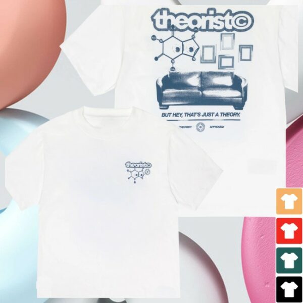 Theoryverse Store Merch Theorist© Gtlive Secret White Tee