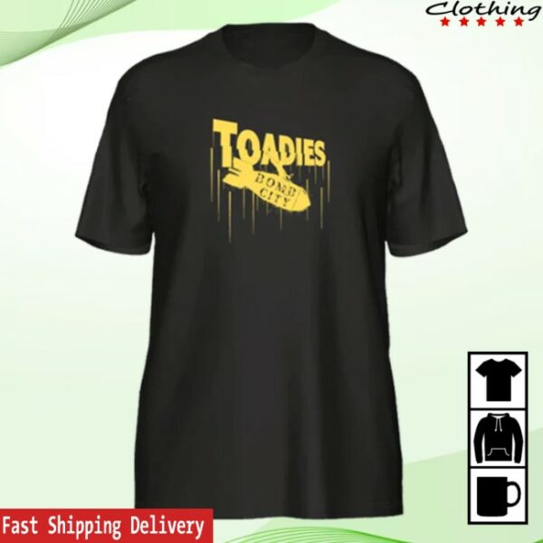 Toadies Official Store Merch Toadies Bomb City Tshirt