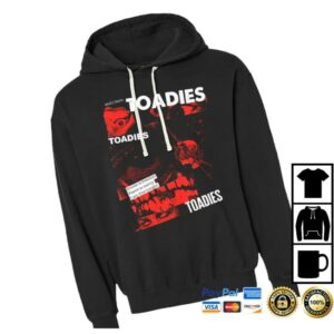 Toadies Official Store Merch I Burn Collage Pull Over Hoodie
