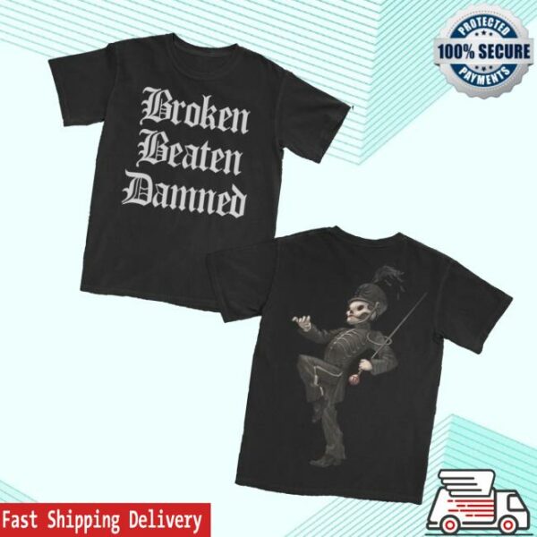 My Chemical Romance Merch Store Broken Beaten Damned Tee