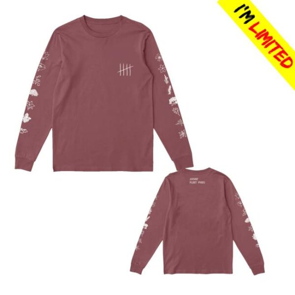 Fleet Foxes Merch Store Dino 5 Years Longsleeve T-Shirt