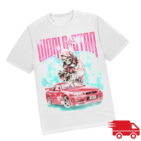 Worldstarhiphop Store Merch Limited Edition Airbrush Reaper T-Shirt