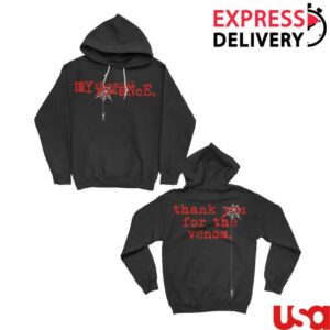 Mychemicalromance Merch Store Tyftv Spiderweb Hoodie