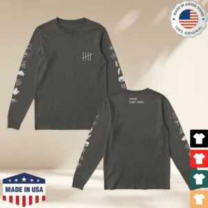 Fleet Foxes Merch Store Dino 5 Years Longsleeve T-Shirt Pepper Fleet Foxes Merch Store Dino 5 Years Longsleeve T-Shirt Pepper