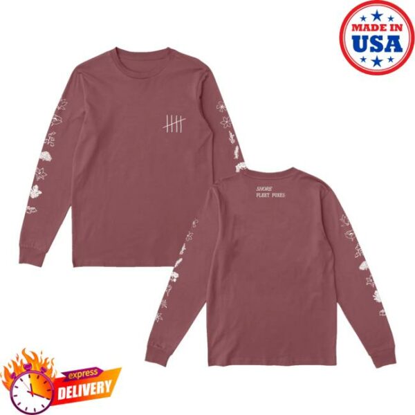 Fleet Foxes Store Merch Dino 5 Years Longsleeve T-Shirt