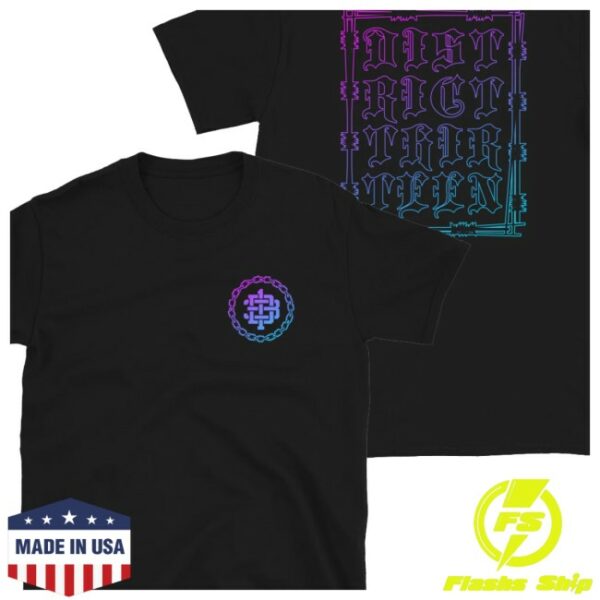 District 13 Clothing Store Merch D13 Barbed Neon Shirt