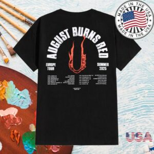 Impericon Store Merch August Burns Red Summer Tour 2025 T-Shirt