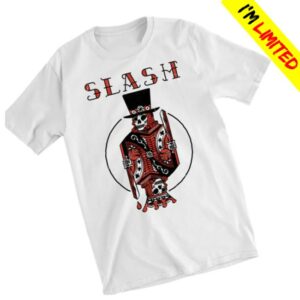 Slash Merch Store Royalty Tour White Tee