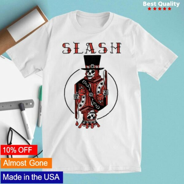 Slash Merch Store Royalty Tour White Tee