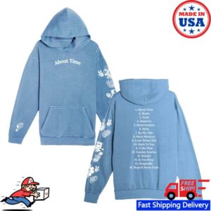 Connor Price Merch Store About Time Tracklist Hoodie