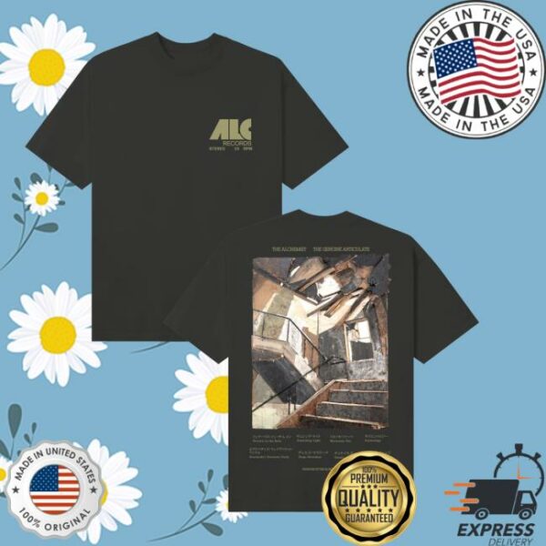 Alc Records Merch Store Tga Lp Cover Tee Black
