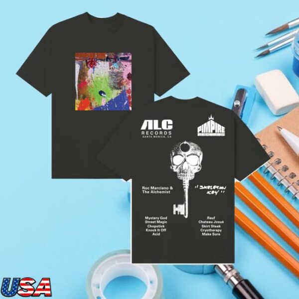 Alc Records Merch Store The Skeleton Key Tee Black