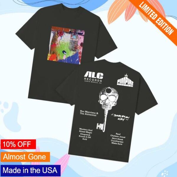 Alc Records Merch Store The Skeleton Key Tee Black