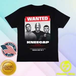 Kneecap Merch Store Wanted Tee