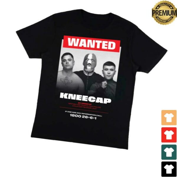 Kneecap Merch Store Wanted Tee