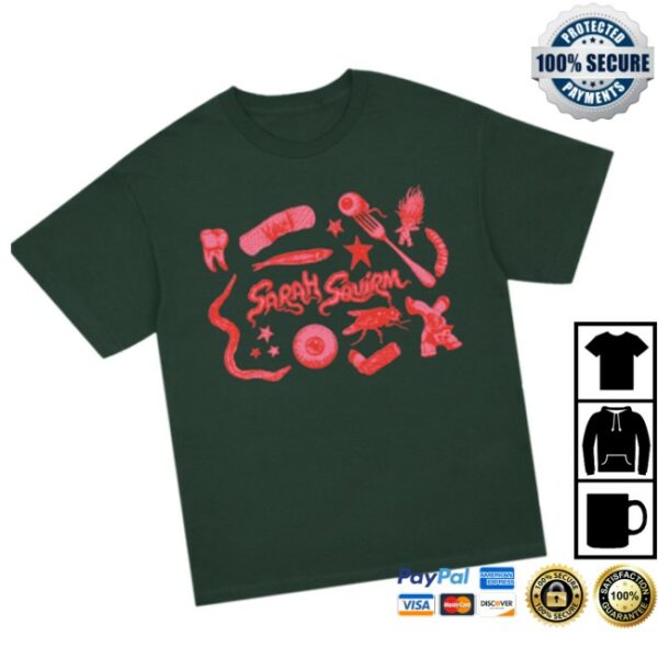 Sarah Squirm Store Merch Sticker Tee