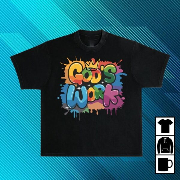Proclaim Merch Store God’s Work Graffiti T-Shirt