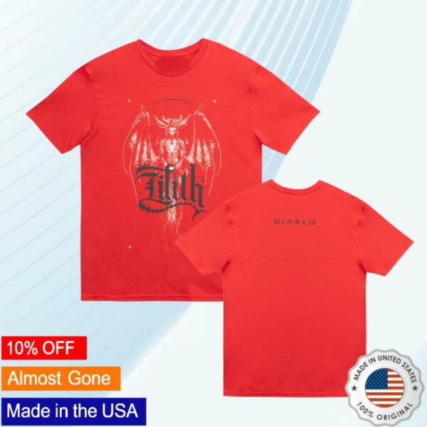 Blizzard Gear Shop Merch Diablo Lilith Blessed Mother T-Shirt