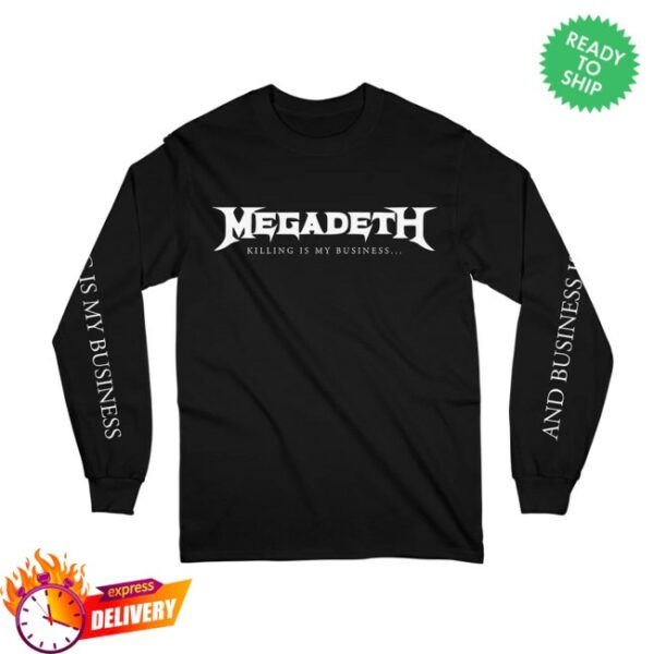 Megadeth Store Merch Killing Is My Business Longsleeve Tee