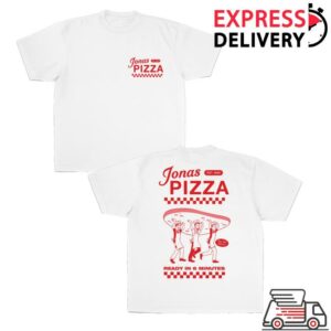 Jonas Brothers Merch Store Jonas Pizza Small Pizza Shirt