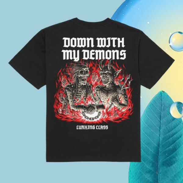 Lurking Class Store Merch Demons X Sticker Black Tee