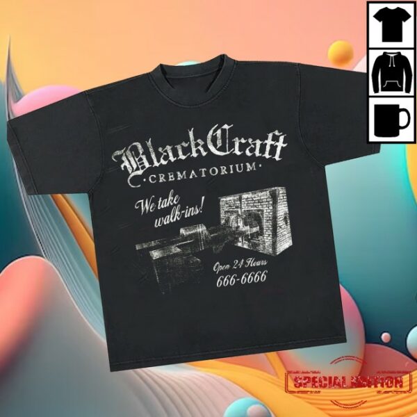 Blackcraftcult Store Merch Crematorium T-Shirt
