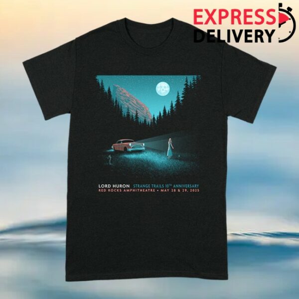 Lord Huron Store Merch Morrison Co Red Rocks Amphitheatre Event T-Shirt