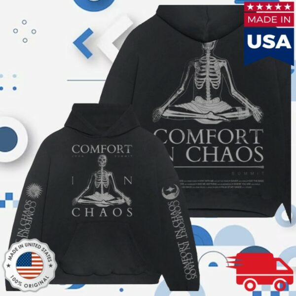 John Summit Merch Store Merch Comfort In Chaos Tracklist Hoodie