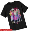 Bioworldmerch Store Kpop Demon Hunters Huntrix Trio On Black Short Sleeve Adult T Shirt