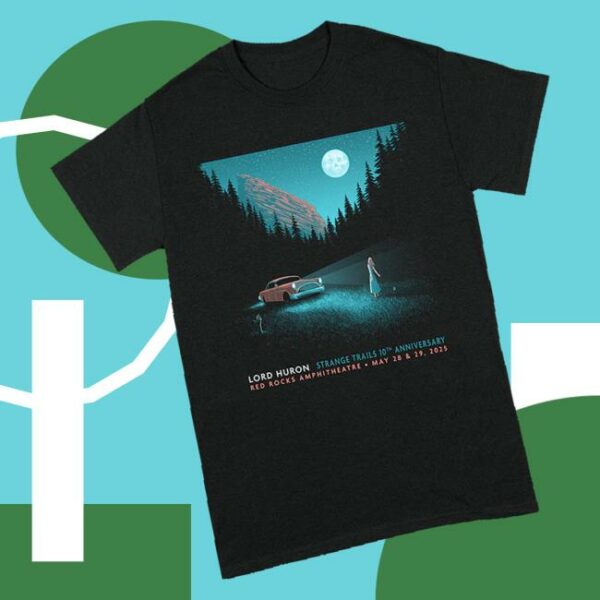 Lord Huron Merch Store Morrison Co Red Rocks Amphitheatre Event T-Shirt
