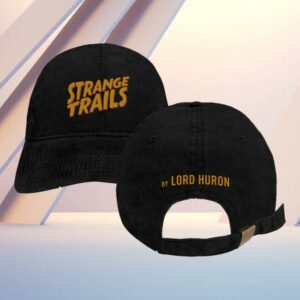 Lord Huron Merch Store Strange Trails Logo Dad Hat Black
