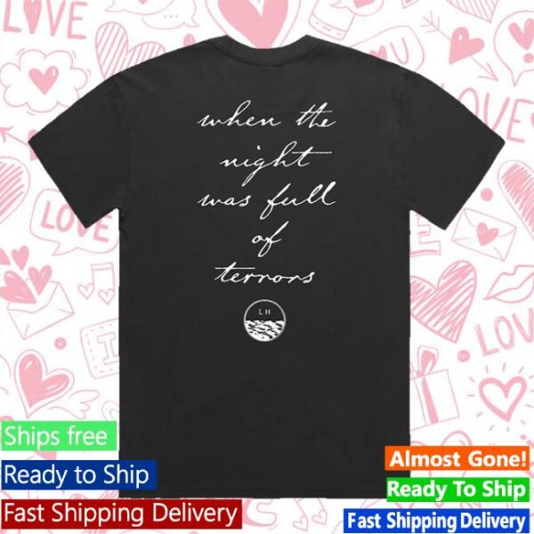 Lord Huron Merch Store The Night We Met T-Shirt Faded Black