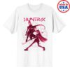 kenny bioworldmerch store kpop demon hunters huntrix stacked on white short sleeve adult t shirt
