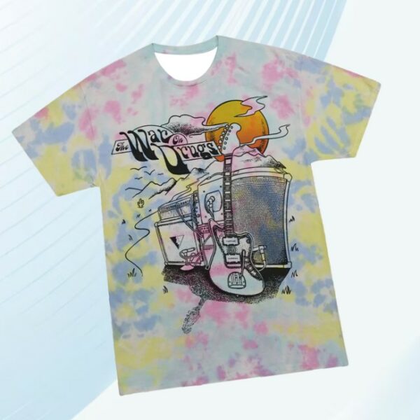 The War On Drugs Official Store Guitar Scene Tie Dye T-Shirt