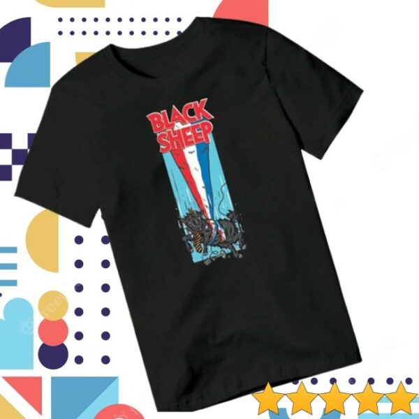 Black Sheep Skate Shop Store Merch Todd Bratrud X Black Sheep Farley Black T-Shirt