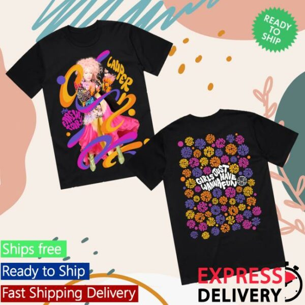 Cyndi Lauper Merch Store 2025 Swirl Tour Tee