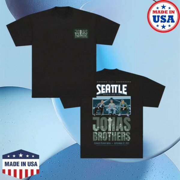 Jonas Brothers Merch Store Greetings From Your Hometown Seattle Wa Tee