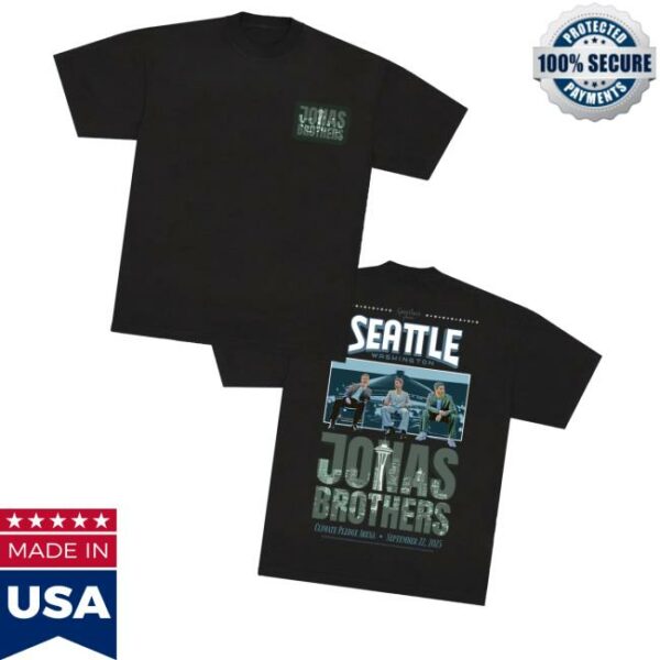 Jonas Brothers Merch Store Greetings From Your Hometown Seattle Wa Tee