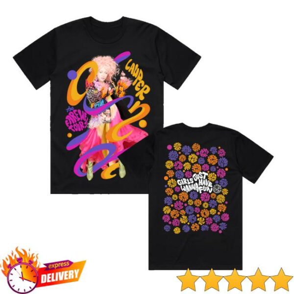 Cyndi Lauper Shop Merch 2025 Swirl Tour Tee
