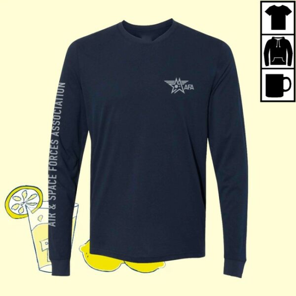 Shopafa Store Merch Afa- Air & Space Forces Association Long Sleeve Shirt