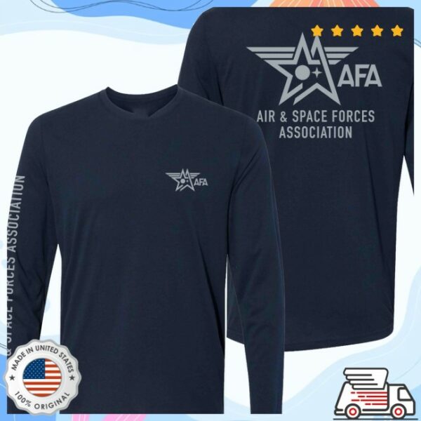Shopafa Store Merch Afa- Air & Space Forces Association Long Sleeve Shirt
