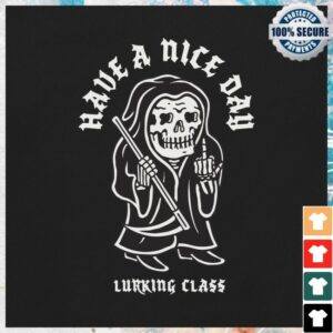 Lurking Class Store Merch Greetings Black Tee
